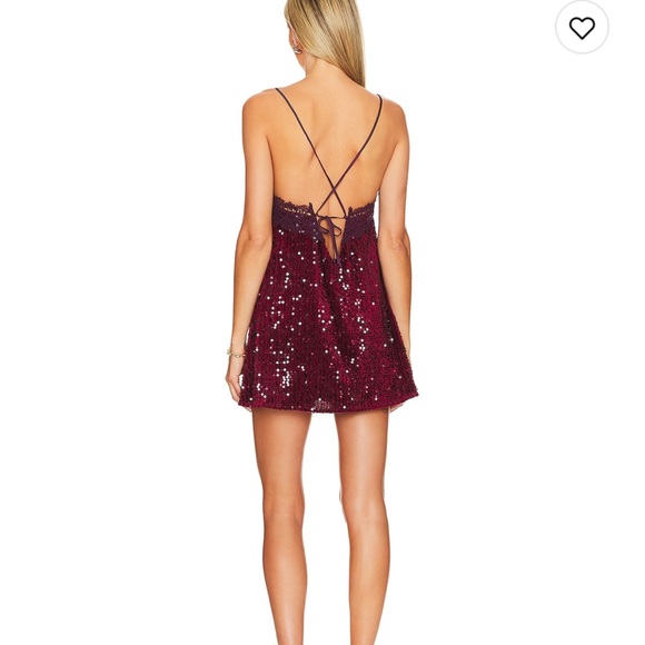 free people sequin mini dress - Picture 2 of 4